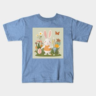 Easter Rabbit in Minimall Art Kids T-Shirt